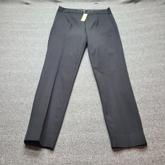J.Crew Pants - J.Crew Martie Pants Womens 2 Black Excellent Slim Fit Cropped Side Zip Trousers